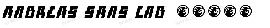 Andreas Sans Cnd字体转换